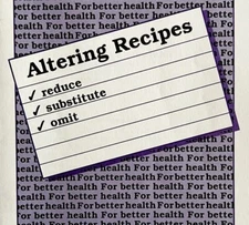 Altering Recipes For Better Health 1095 PB Booklet Maine Co-Op Bulletin 4167 E60