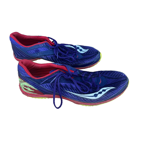 Bracing Silent Hunter Purple Track Shoes has Spikes size 9 Cross Country - Picture 9 of 9