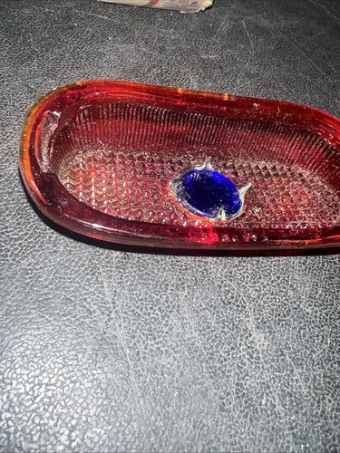 1940 Chevy Passenger Blue Dot Tail Light Lense NOS QTY 1 - Picture 9 of 11