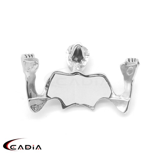 4" 4-1/2" 5-3/4" Headlight Visor/ Fender Skull Skeleton Ornament For Harley Dyna - Imagen 5 de 11