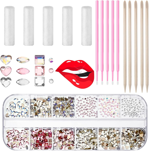 377 Pieces Tooth Gem for Teeth Jewelry Kit DIY Fashionable Artificial Crystal Re - Picture 11 of 12