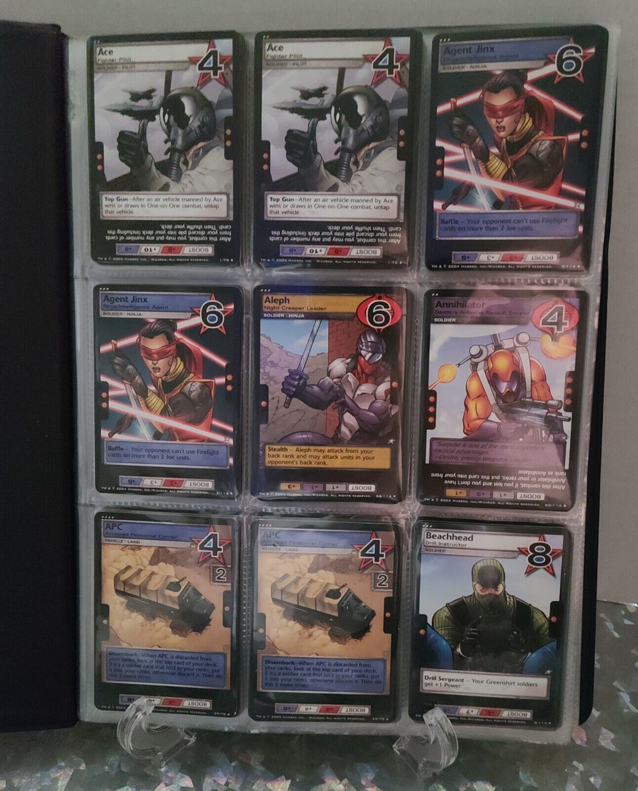 WoTC 2004 GI Joe TCG * Choose Your Card * Rare * Foil * Misprint