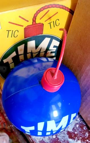 Blue 1965 Milton Bradley Time Bomb Game Works with Box - Picture 2 of 9