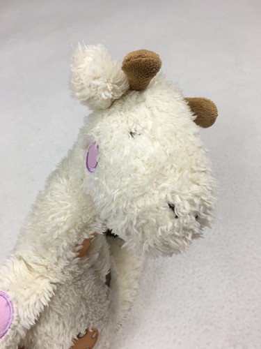 Cocalo Baby Cream Tan Orange Purple Polka Dot Plush Giraffe Floppy 16" Lovey - 第 5/6 張圖片