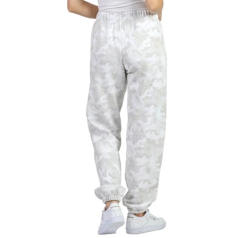 New Woman’s Lazypants White Camo Fleece Jogger Sweatpants (Size Medium) SP - Picture 4 of 6