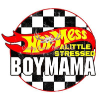 Sublimation Print Hot Mess Boy Mama Ready to Press Heat Transfer