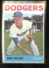 1964 TOPPS #394 BOB MILLER DODGERS EX E012828