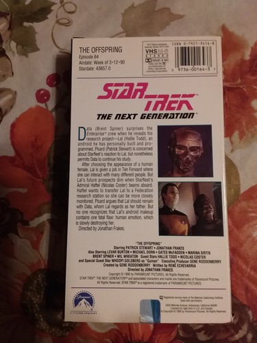 Star Trek: The Next Generation - Episode 64 (VHS, 1995) - Picture 3 of 5