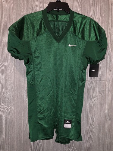 NIKE Defender Dk Green Mesh Football Game Practice Jersey NEW Youth Boys XL 2XL - Picture 2 of 4