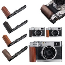 Camera L Holder Wood Hand Grip Alloy Base Plate For Fuji Fujifilm X100vi X100