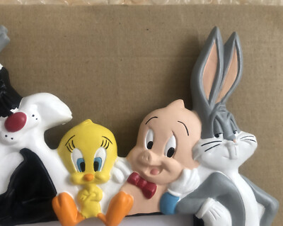 希少　美品　1994年　ワーナーブラザーズ　ルーニーテューンズ　フォトフレーム Vintage LOONEY TUNES 1994 WARNER BROS STUDIO STORE 3D