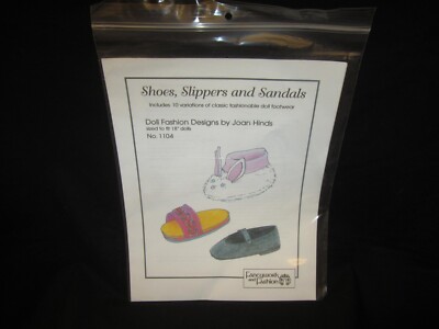 Fancywork and Fashion Shoes Slippers and Sandals NEW UNCUT #1104