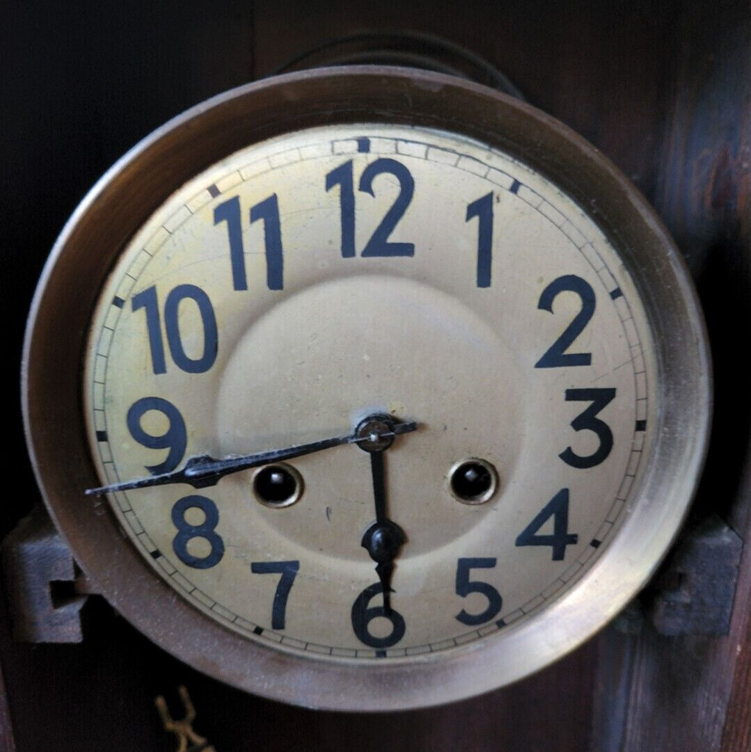鐘 アンティーク Antique Art Deco German Junghans Mantle Westminster Chime