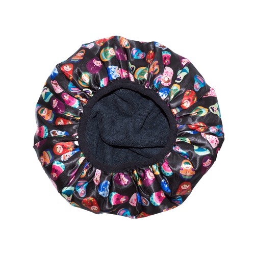 Dilly's Collections Microfiber Shower Cap Saves The Blow Wave Hair Prtoection - Picture 16 of 77