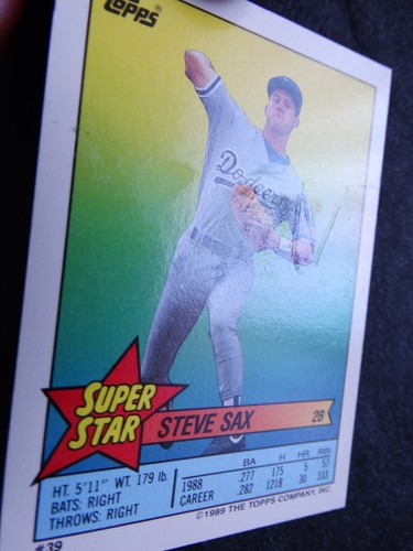1989 Topps Stickers Baseball Cards Complete Your Set U Pick From List 101-163 - Picture 290 of 367