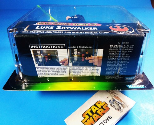 Vintage Star Wars💥LUKE SKYWALKER💥Power of Force Electronic Power F/X Figure - Picture 11 of 12