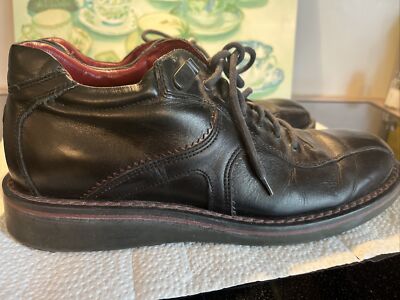 Kenneth Cole Reaction Shoes Mens Size 9 Black Leather Italy  display picture 2