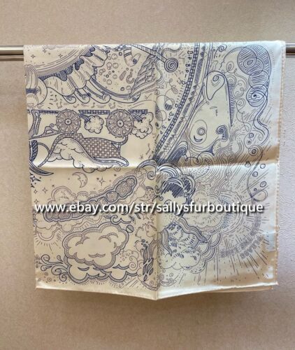 2025 Sallys Boutique 18 Momme Twill Silk Wrap Scarf Horse Print Square Shawl 35" - Picture 11 of 46