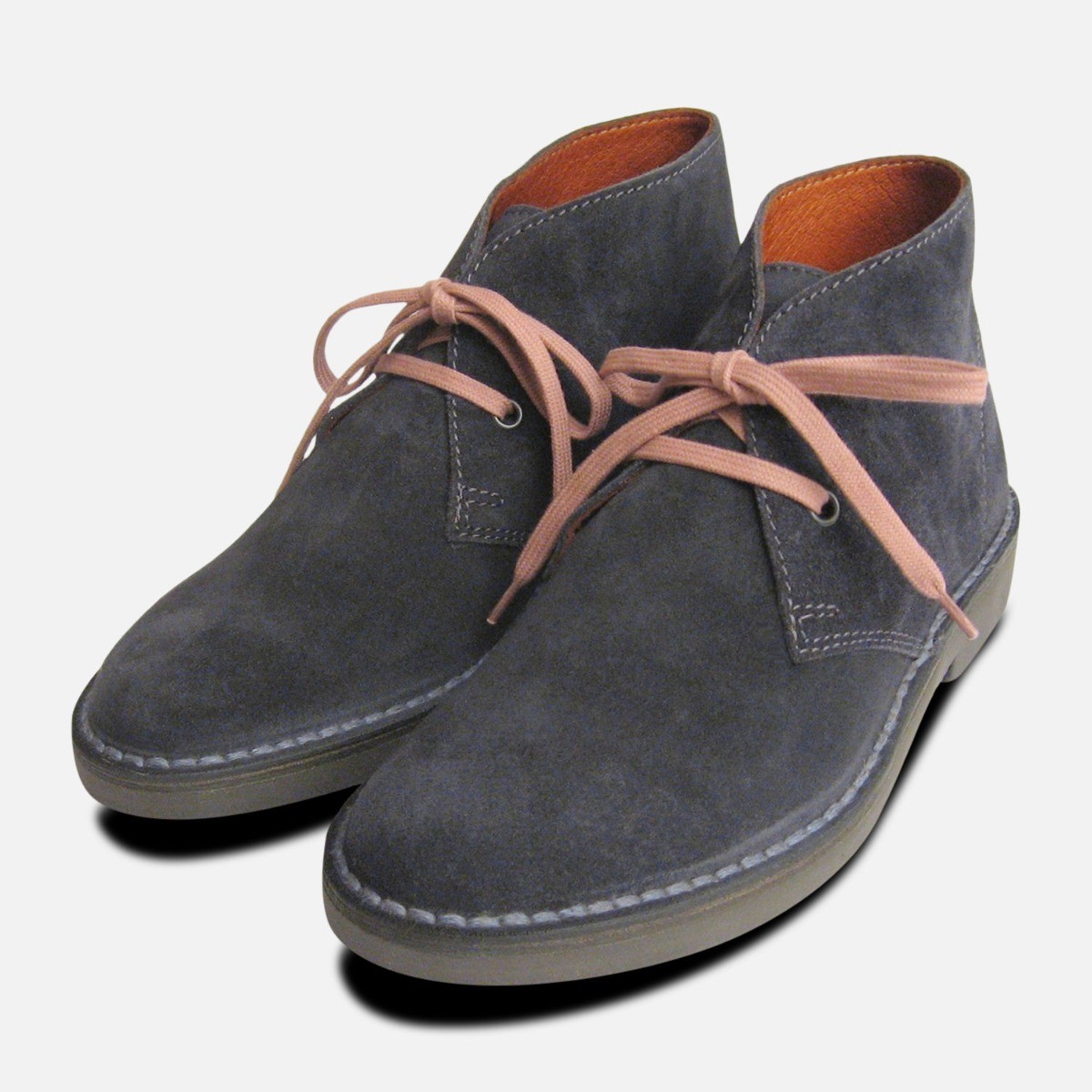 Ladies Dark Grey Suede Italian Desert Boots Ladies Dark Dark Dark Grey Suede Italian Desert Boots 5d5af6