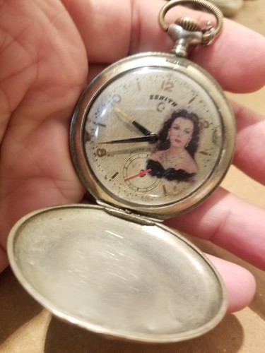 ANTICO OROLOGIO DA TASCA Regina Fawzia Principessa DELL'EGITTO Regina Iran anni 40 Raro - Foto 19 di 23