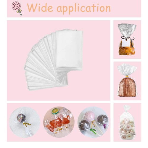 300 PCS Cake Pop Sticks and Wrappers Kit Including 100ct 4-inch Papery Lollip... - Picture 3 of 6