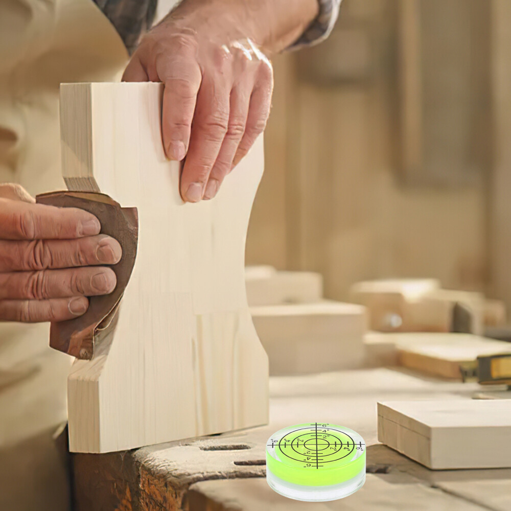 5pcs Bubble Level Replacement Bubble Level Measuring Tool Round Rv