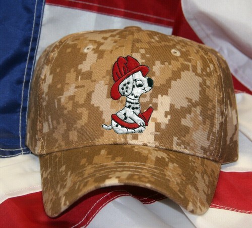 FIRE DEPARTMENT DALMATIAN DOG FLAG HAT PATCH CAPFIREMEN QUILT GIFT PIN UP FD - Picture 13 of 16