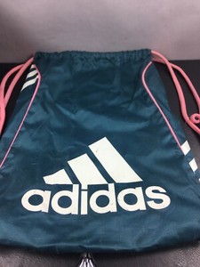 pink adidas drawstring bag