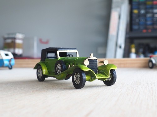 Matchbox Lesney Yesteryear Y16 Darker GREEN MERCEDES 1:43 scale - Picture 4 of 4
