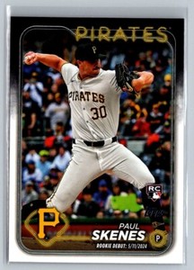 Paul Skenes RC 2024 Topps Update Pittsburgh Pirates Rookie Card #US288