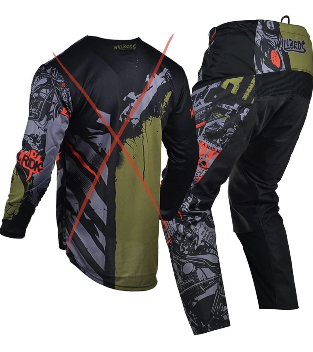 Willbros Motocross Jersey Pant Mens | eBay