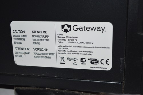 Gateway GT350 F1 Intel Xeon E5620 12 GBRAM windows server 2008 - Imagen 8 de 10
