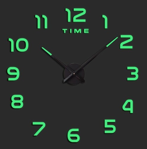 DIY Large Wall Clock Acrylic Stickers Watch Decor Quartz Needle Living Room m004 - Picture 18 of 22