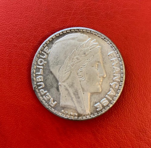 20 Francs 1936 France (Turin), Silver, ХF - RARE - low mintage - Picture 2 of 3