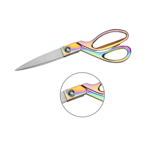 Rainbow Sewing Scissors Craft Tailor Scissor Heavy Duty Steel Fabric Shears - Picture 17 of 24