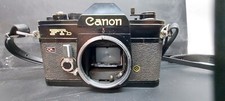 Canon FTb QL 35mm Film SLR Camera Body - Silver Body Only STUCK WINDER