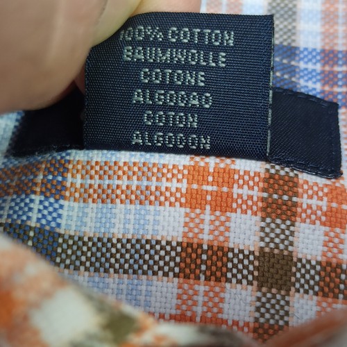GANT Uomo Dress-Shirt Taglia L Ohio Oxford Urban-Fit a Bottoni Scozzese Grande - Foto 12 di 13