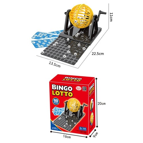 Interactive Bingo Cage Game ABS Board Game New Bingo Lotto Game Set Home - Picture 2 of 5