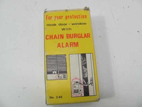 Vintage Aro Kette Einbrecher Alarm Nr. 240 mit OVP Neu aus altem Lagerbestand - Bild 4 von 5
