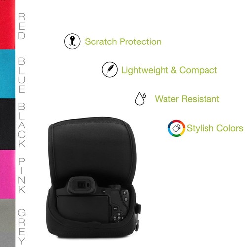MegaGear Canon PowerShot SX70 HS Ultra Light Neoprene Camera Case - Picture 4 of 14