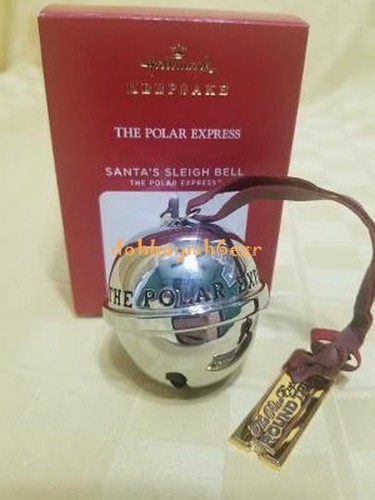 Hallmark 2021 Santa's Sleigh Bell The Polar Express Christmas Ornament