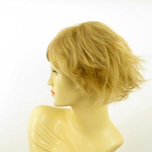 Perruque femme courte blond doré AMBRE 24B - Picture 3 of 9