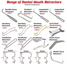 Dental Orthodontic Oral Mouth Opener Cheek Lip Retractors Surgical Instruments
