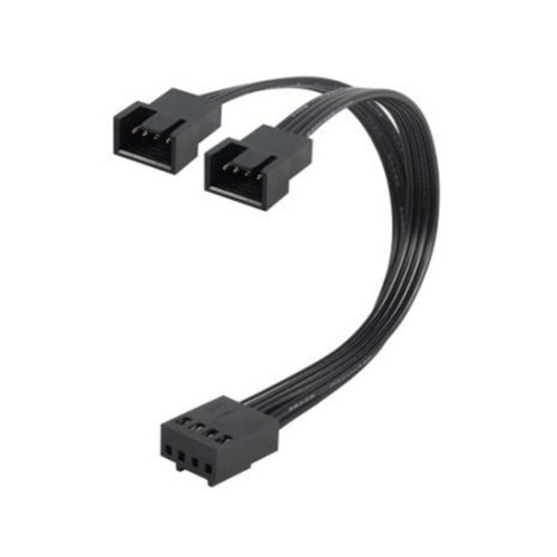 12V/4Pin PWM Fan Splitter Adapter Cable 1 to 2 Computer CPU Coolers Fan Splitter