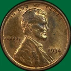 1934 Lincoln Wheat Cent Uncirculated UNC Coin #40037