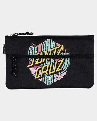 Santa Cruz Pencil Case Cactus Dot Black