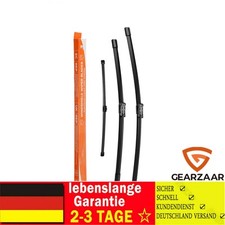 SCHEIBENWISCHER VORNE + HINTEN kompatibel mit Audi Q5 8RB 2010-2017 Gummi Satz