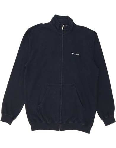 CHAMPION Herren Trainingsanzug Oberteil Jacke 3XL Navy Blau Baumwolle CG09