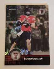 2024 OnIt Athlete BEHREN MORTON Silver Holo Parallel SP #P3 Texas Tech