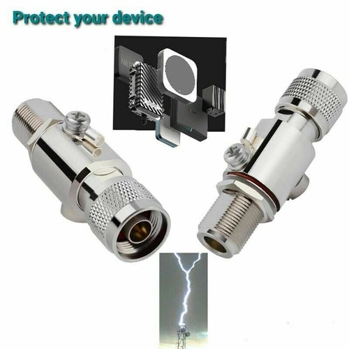 Thunder Arrestor Protector N Male to Female for Helium Miner Hotspot Antenna - Photo 4/10